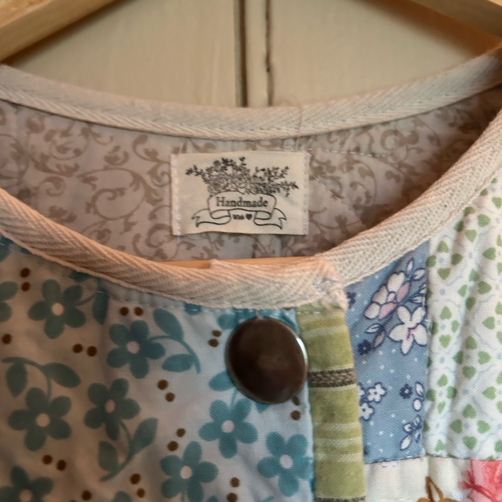 Handmade Vintage Quilt Jacket With Farm Animals - Picture 3 of 7